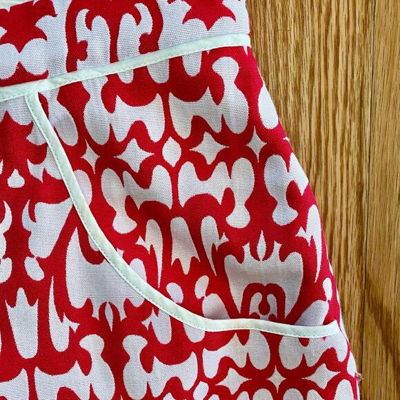 Laundry by Design Brocade White & Pink Strapless Sheath Dress Womens 10 - Picture 8 of 16